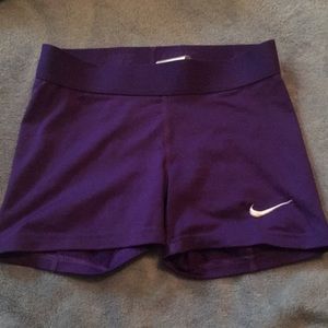 Purple Nike spandex